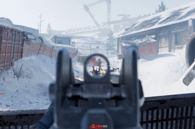 COD BO6のAMES 85のアイアンサイト